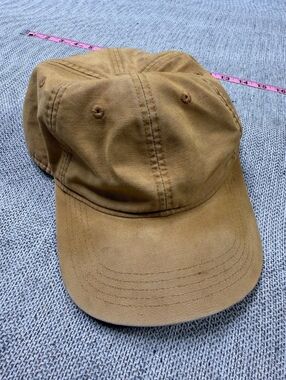 Carhartt Canvas Baseball Cap Unisex Brown Adjustable